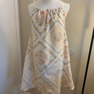 Size 10 A-line dress Upcycled from a Sheet